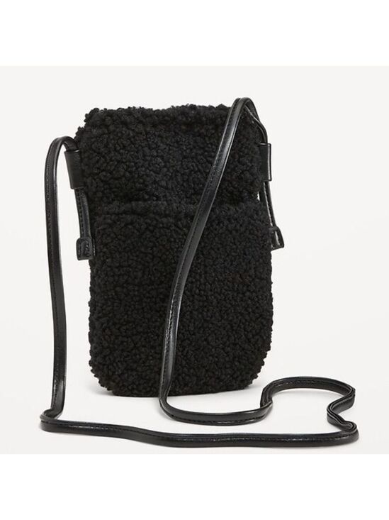 Old Navy Handbags - Old Navy • Sherpa Crossbody Bag